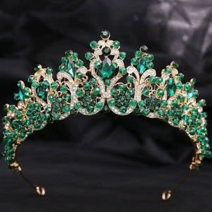 Women's Zinc Alloy Water Drop Pattern Tiaras Bridal Classic Crown