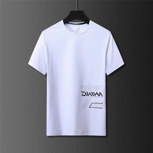 Men's Polyester Short Sleeve Pullover Closure Sportswear T-Shirt