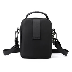 Men's Oxford Zipper Closure Crossbody Multifunction Shoulder Bag