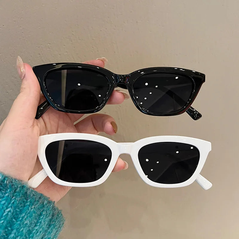 Women's Cat Eye Polycarbonate Frame Lens Trendy Shades Sunglasses