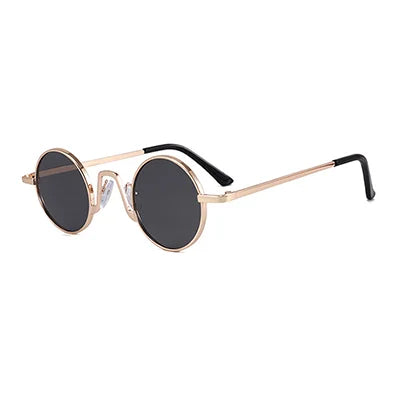 Kid's Alloy Frame Polycarbonate Lens Round Shaped Sunglasses