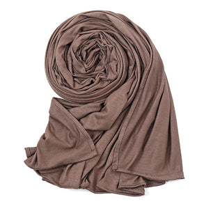 Women's Polyester Head Wrap Quick-Dry Solid Pattern Scarves