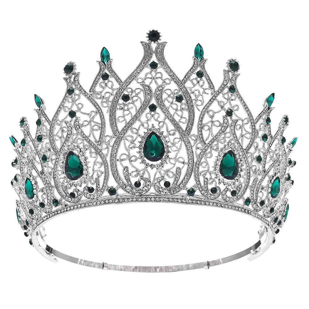 Women's Zinc Alloy Plant Pattern Tiaras Bridal Classic Crown