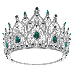 Women's Zinc Alloy Plant Pattern Tiaras Bridal Classic Crown