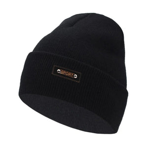 Men's Acrylic Skullies Beanies Letter Pattern Casual Warm Cap