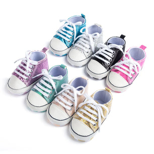 Baby's Canvas Round Toe Lace-up Closure Casual Wear Shoes