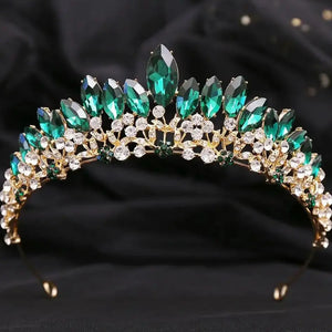 Women's Zinc Alloy Plant Pattern Tiaras Bridal Classic Crown