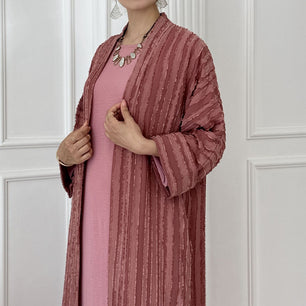 Women's Arabian Polyester Full Sleeve Solid Pattern Casual Abaya