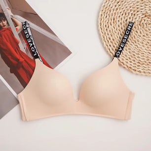 Women's Polyester Non-Convertible Straps Back Closure Push Up Bra