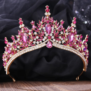 Women's Zinc Alloy Plant Pattern Tiaras Bridal Classic Crown