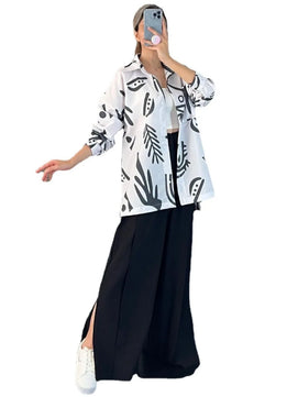 Women's Arabian Polyester Full Sleeves Printed Pattern Dress