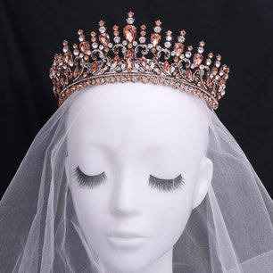 Women's Zinc Alloy Geometric Pattern Tiaras Bridal Classic Crown