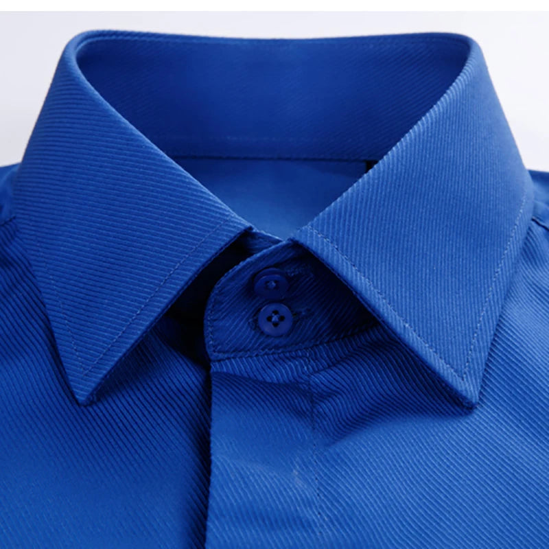 Men's Cotton Turn-Down Collar Full Sleeves Single Breasted Shirt