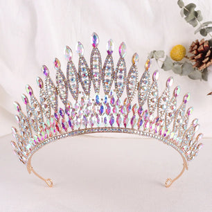 Women's Zinc Alloy Geometric Pattern Tiaras Bridal Classic Crown