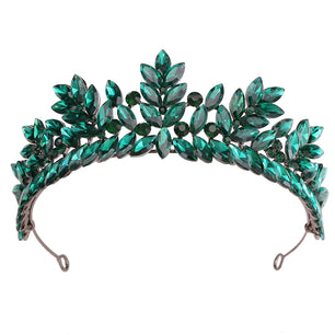 Women's Zinc Alloy Plant Pattern Tiaras Bridal Classic Crown