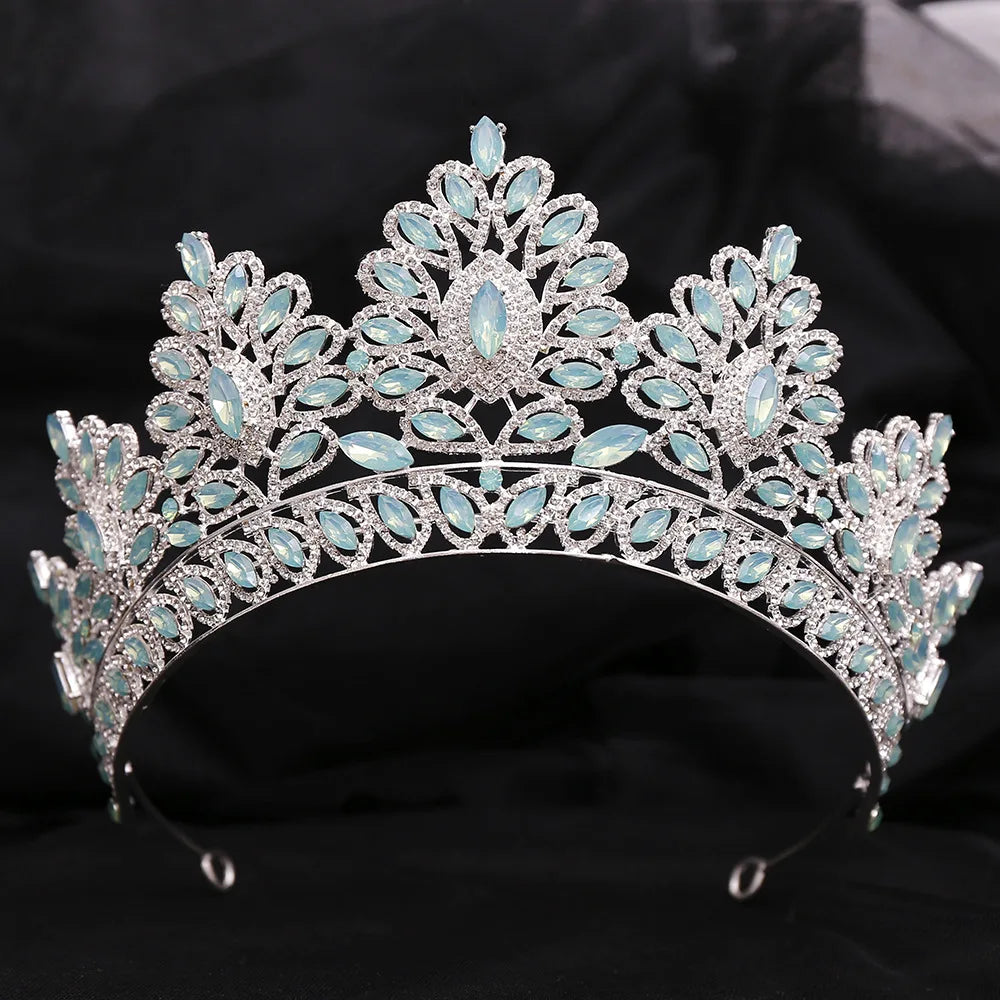 Women's Zinc Alloy Water Drop Pattern Tiaras Bridal Classic Crown