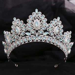 Women's Zinc Alloy Water Drop Pattern Tiaras Bridal Classic Crown