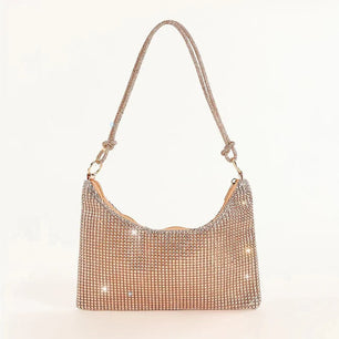 Women's PU Hasp Closure Sequined Pattern Trendy Shoulder Bags