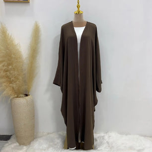 Women's Arabian Polyester Full Sleeve Plain Pattern Elegant Abaya