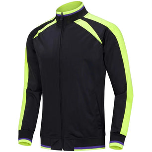 Men's Polyester Full Sleeve Zipper Closure Mixed Colors Jacket