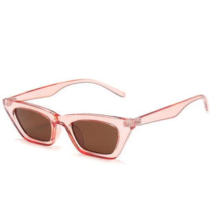 Women's Cat Eye Plastic Frame Acrylic Lens Luxury Sunglasses