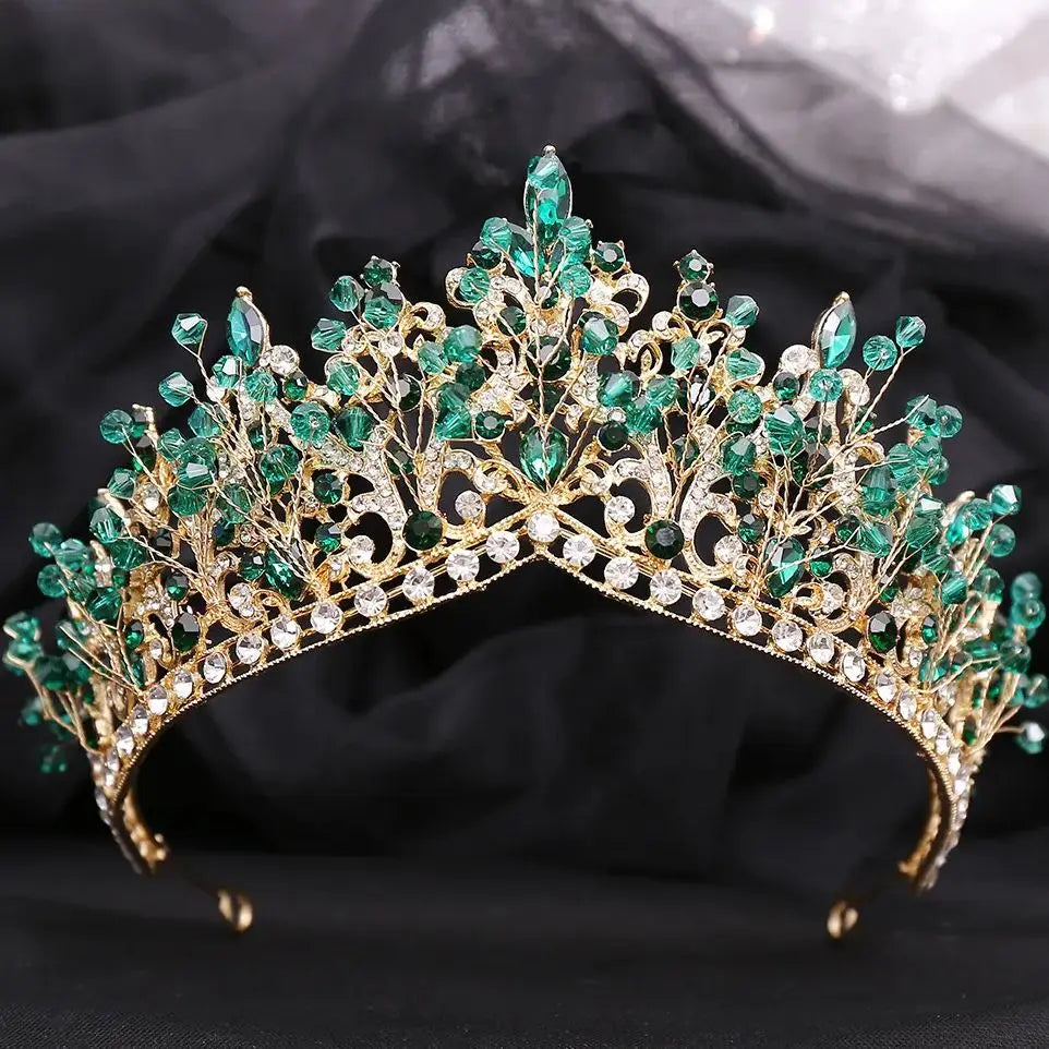 Women's Zinc Alloy Water Drop Pattern Tiaras Bridal Classic Crown