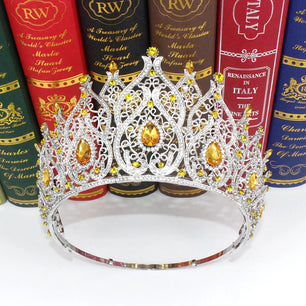 Women's Zinc Alloy Plant Pattern Tiaras Bridal Classic Crown