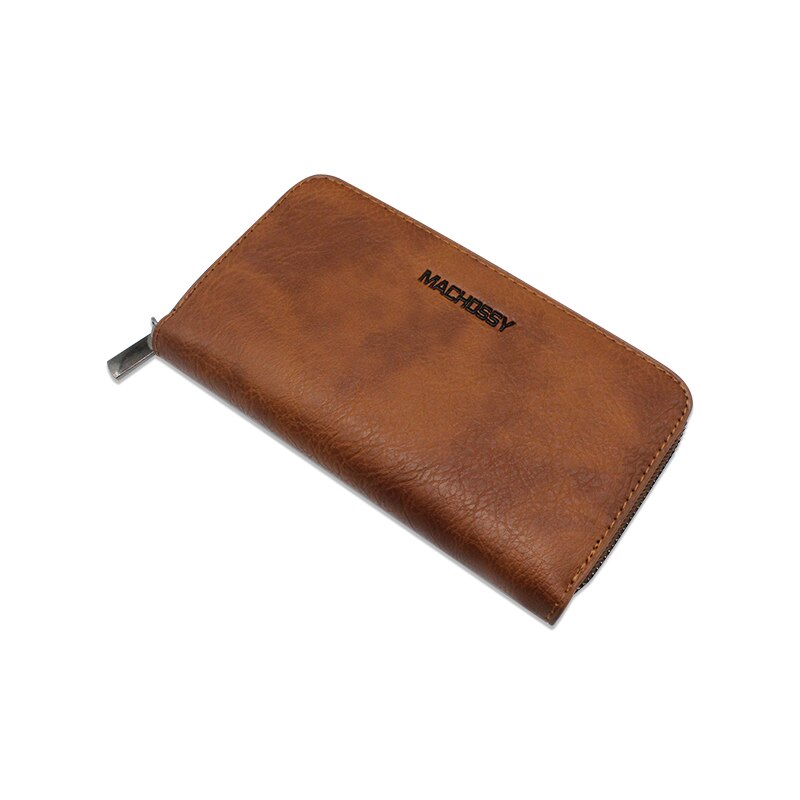 Men's PU Card Holders Plain Pattern Casual Wear Coin Wallets