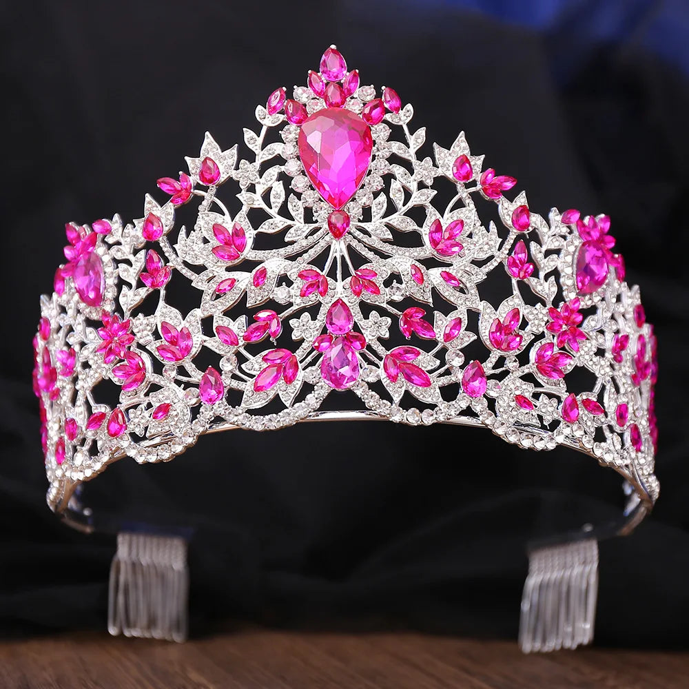 Women's Crystal Zinc Alloy Geometric Pattern Bridal Wedding Crown