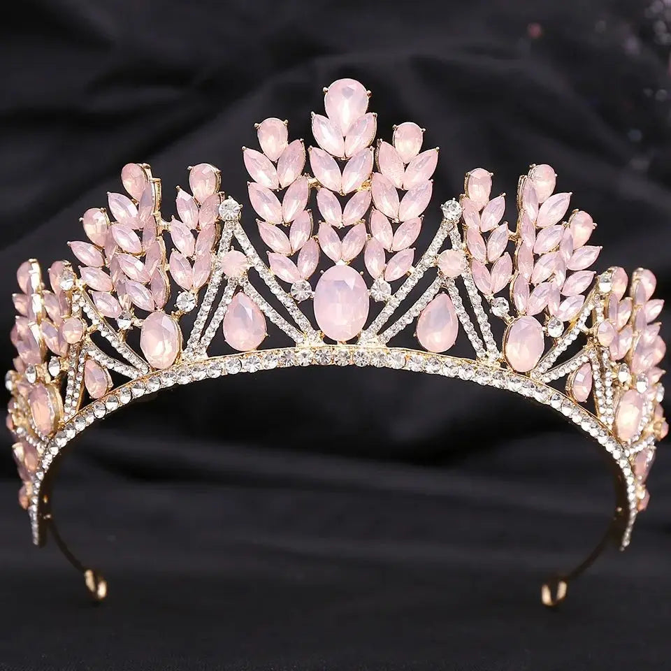 Women's Zinc Alloy Geometric Pattern Tiaras Bridal Wedding Crown