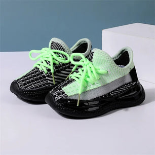 Kid's Mesh Round Toe Breathable Mixed Colors Casual Wear Shoes