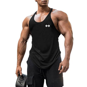 Men's O-Neck Sleeveless Quick Dry Compression Gym Wear Shirt