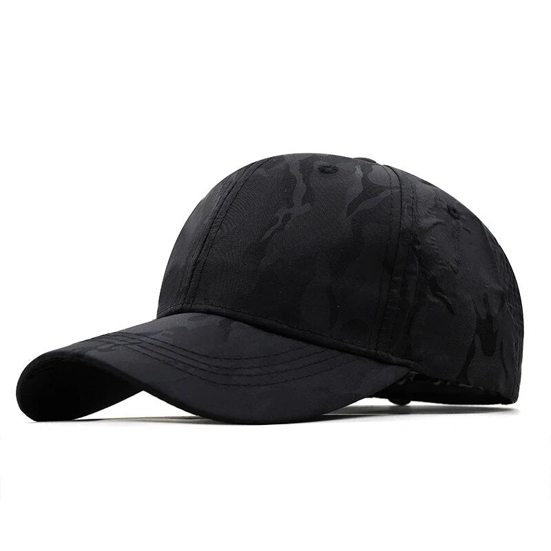 Men's Cotton Adjustable Strap Camouflage Baseball Casual Cap