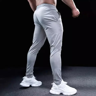 Men's Polyester Drawstring Closure Sweatpants Gymwear Trousers