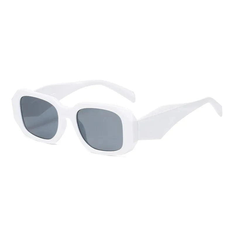 Women's Polycarbonate Frame Rectangle Shaped UV400 Sunglasses