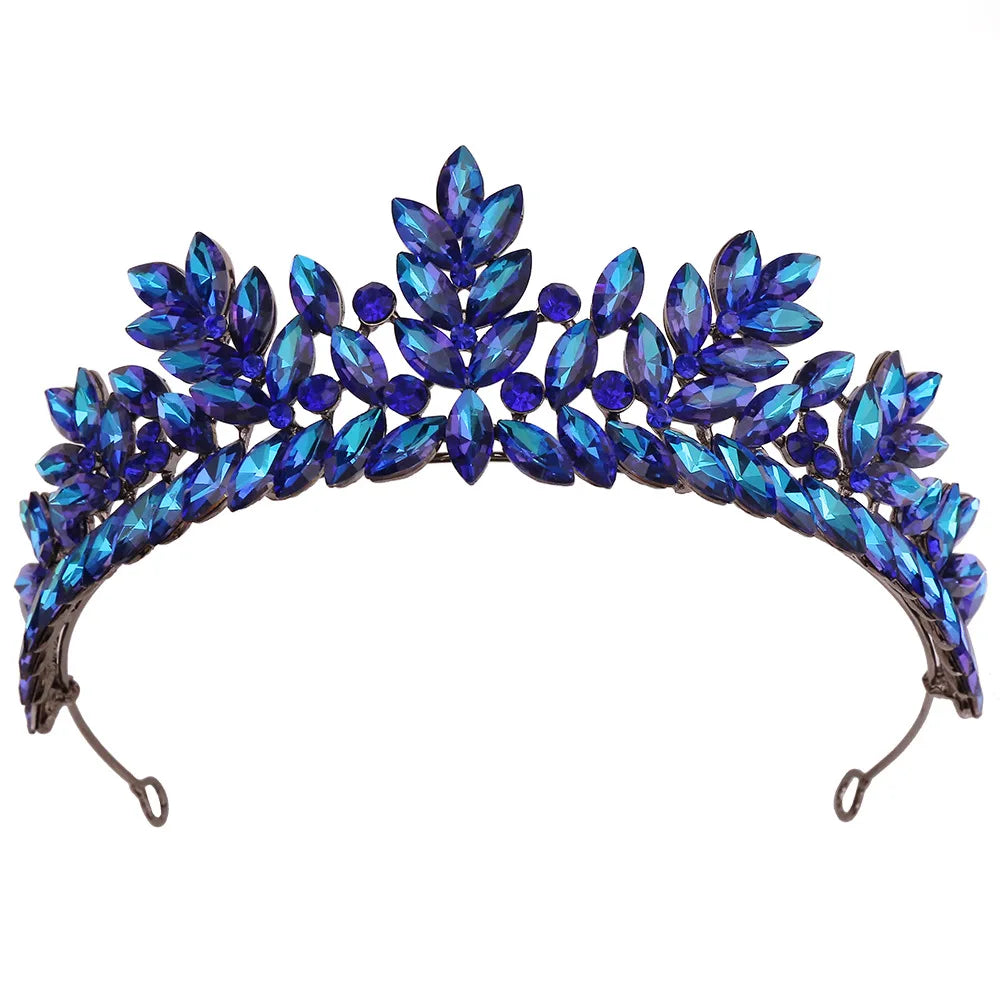 Women's Zinc Alloy Plant Pattern Tiaras Bridal Classic Crown