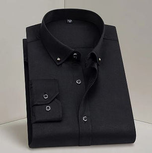 Men's Cotton Turndown Collar Full Sleeves Formal Wear Shirts