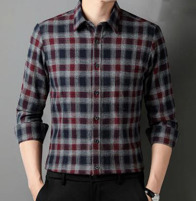 Men's Cotton Turndown Collar Full Sleeves Casual Wear Shirts