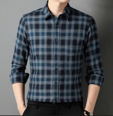 Men's Cotton Turndown Collar Full Sleeves Casual Wear Shirts