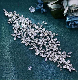 Women's Rhinestone Water Drop Pattern Tiaras Bridal Wedding Crown
