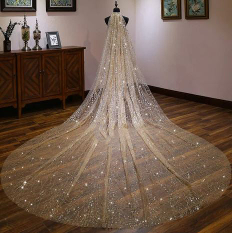 Women's Polyester Cut Edge One-Layer Trendy Bridal Wedding Veils