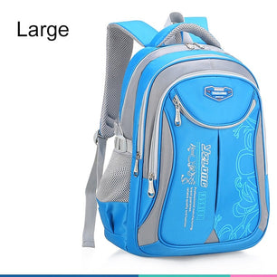 Kid's Polyester Printed Pattern Zipper Closure Elegant Backpack