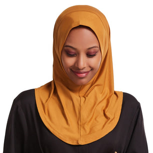 Women's Arabian Polyester Headwear Elegant Hijabs