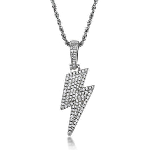 Men's Copper Cubic Zirconia Hip-Hop Link Chain Geometric Necklace