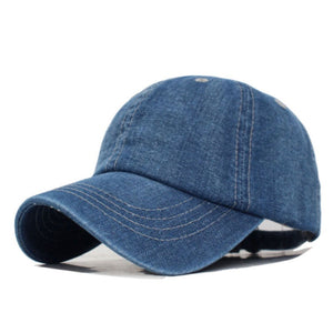 Men's Cotton Adjustable Solid Pattern Casual Sun Protection Cap