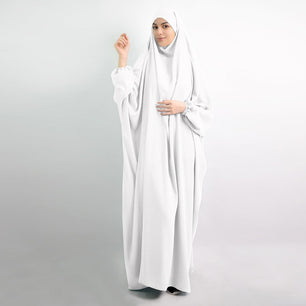 Women's Arabian Polyester Full Sleeve Muslim Abaya Hijab Dress