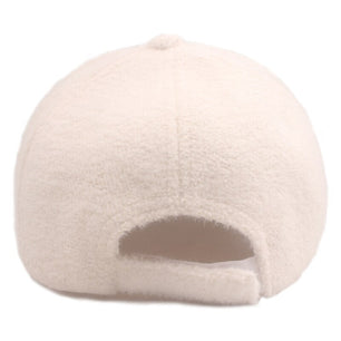 Men's Cotton Adjustable Solid Pattern Casual Baseball Warm Cap