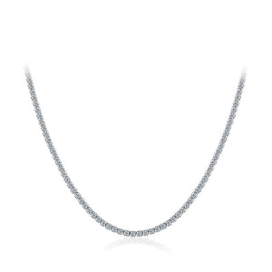 Men's 100% 925 Sterling Silver Link Chain Elegant Necklaces