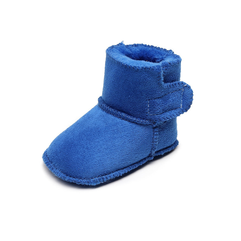 Baby's Round Toe Snow Soft Slip-On Comfortable Infants Shoes