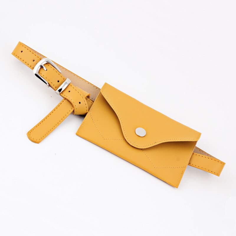 Women's PU Leather Small Belt Mini Casual Travel Waist Bags